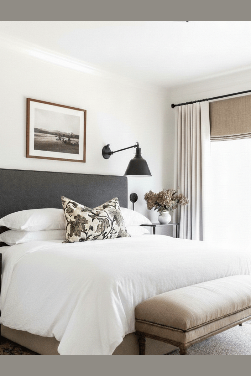 Charcoal Headboard Cover - SlipCo.