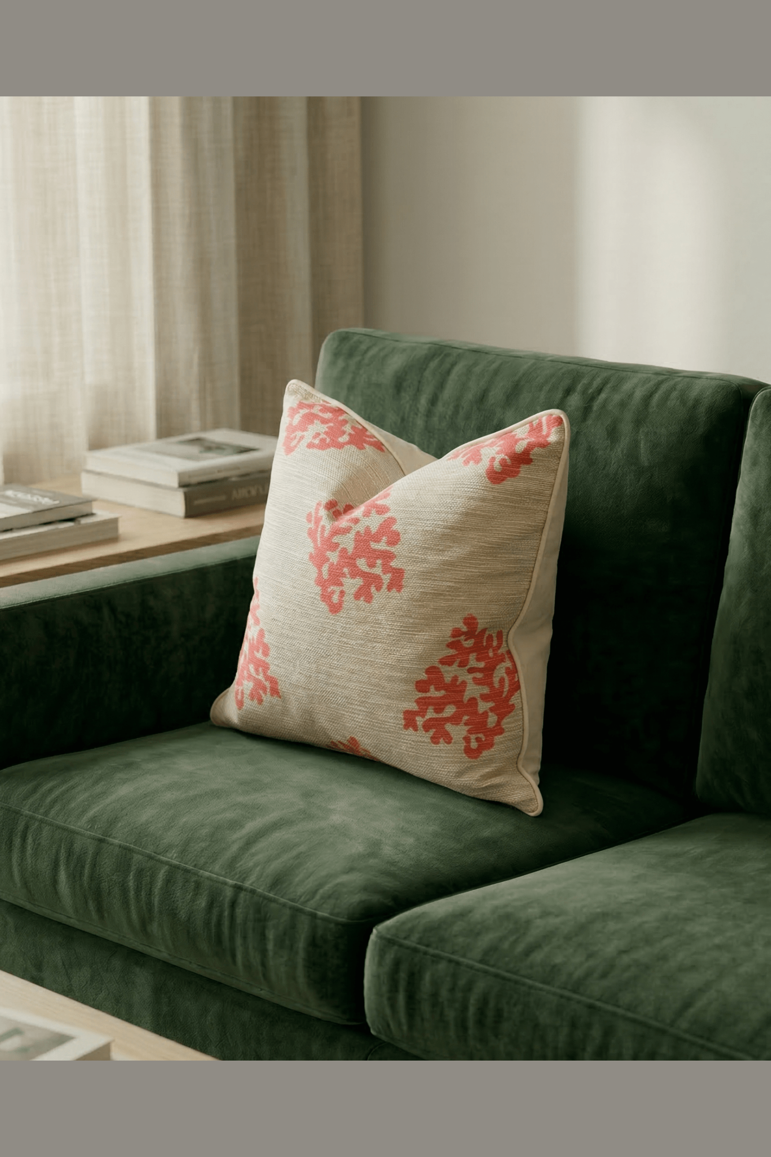 Le Corail Tangerine Scatter Cushion Cover - SlipCo.