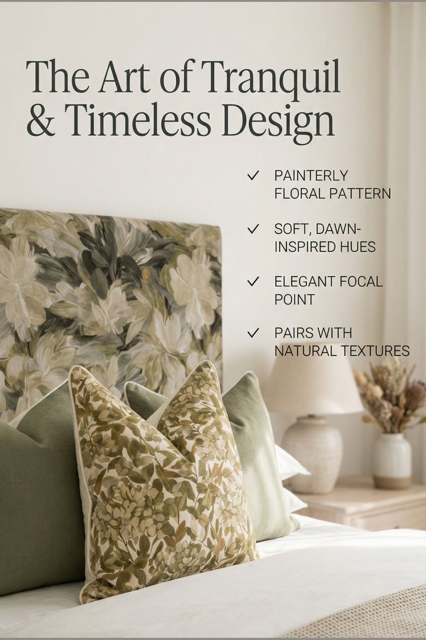 Misty Hills - headboard slipcover - SlipCo.