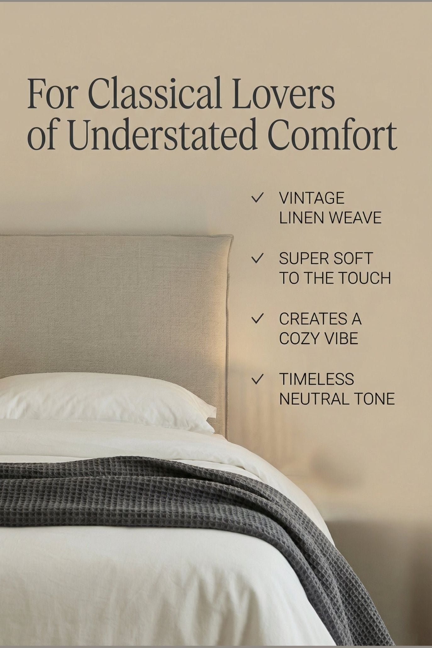 Stone Headboard Cover - SlipCo.