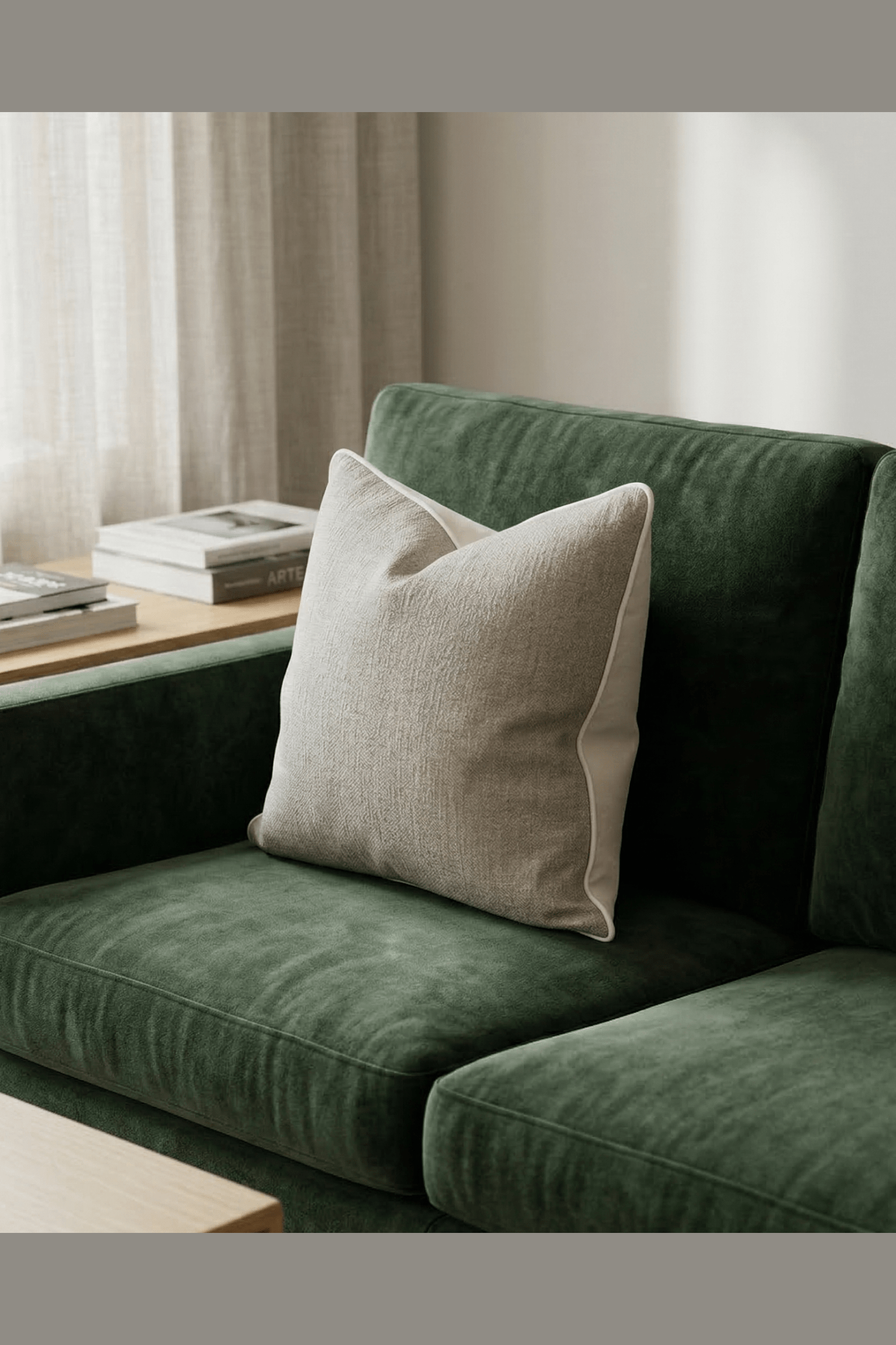 Stone Linen Scatter Cushion Cover - SlipCo.