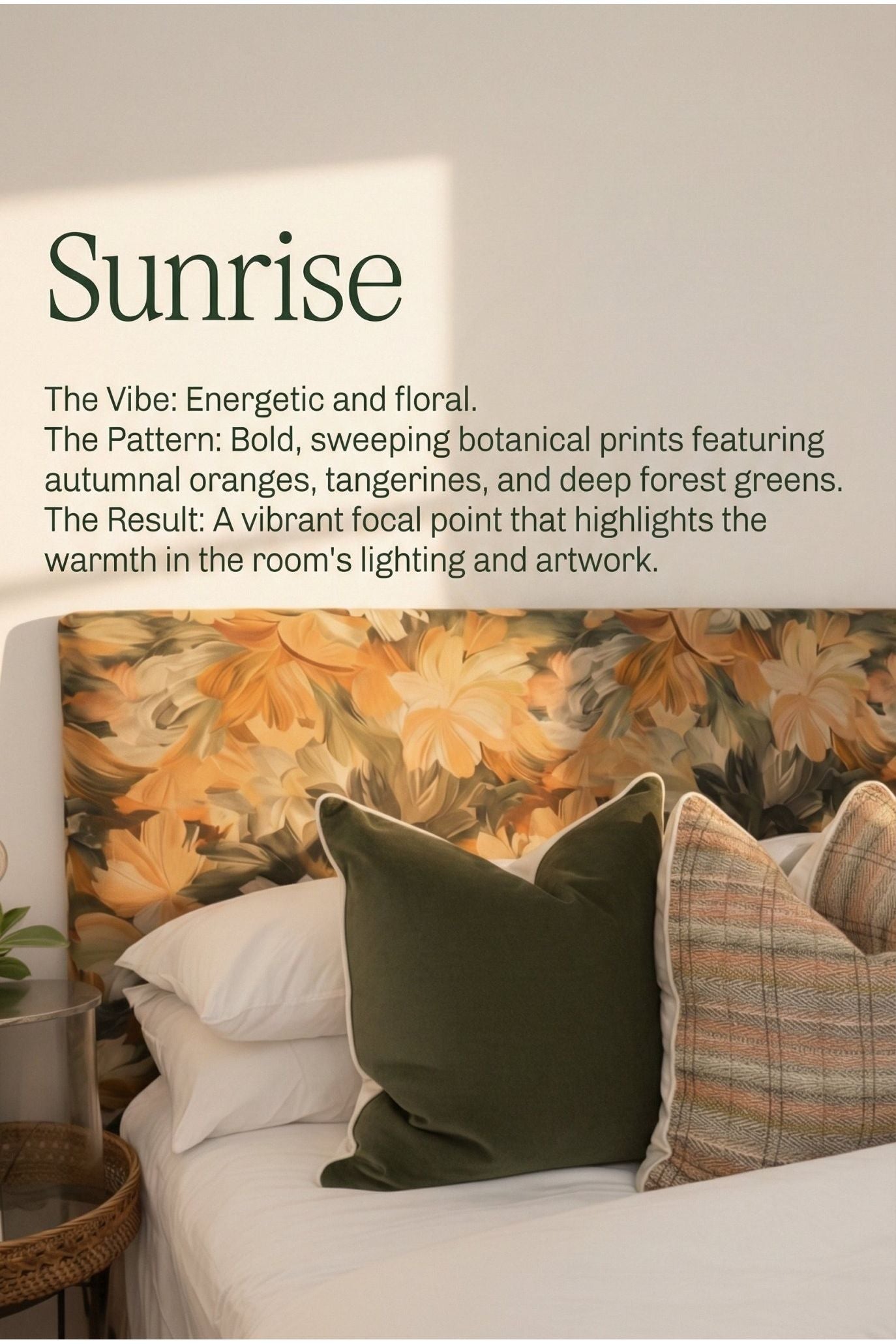 Sunrise - headboard slipcover - SlipCo.